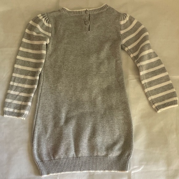 Gymboree Gray and White Snowman Sweater Dress - Picture 4 of 7